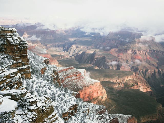 Chill factor: The splendour of the Grand Canyon in winter