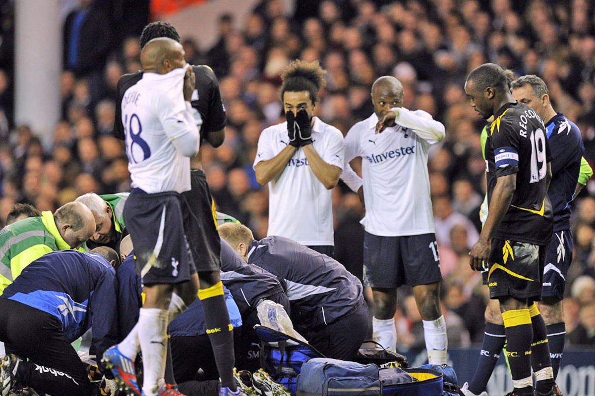 Fabrice Muamba's heart failed for two hours | The Independent | The ...