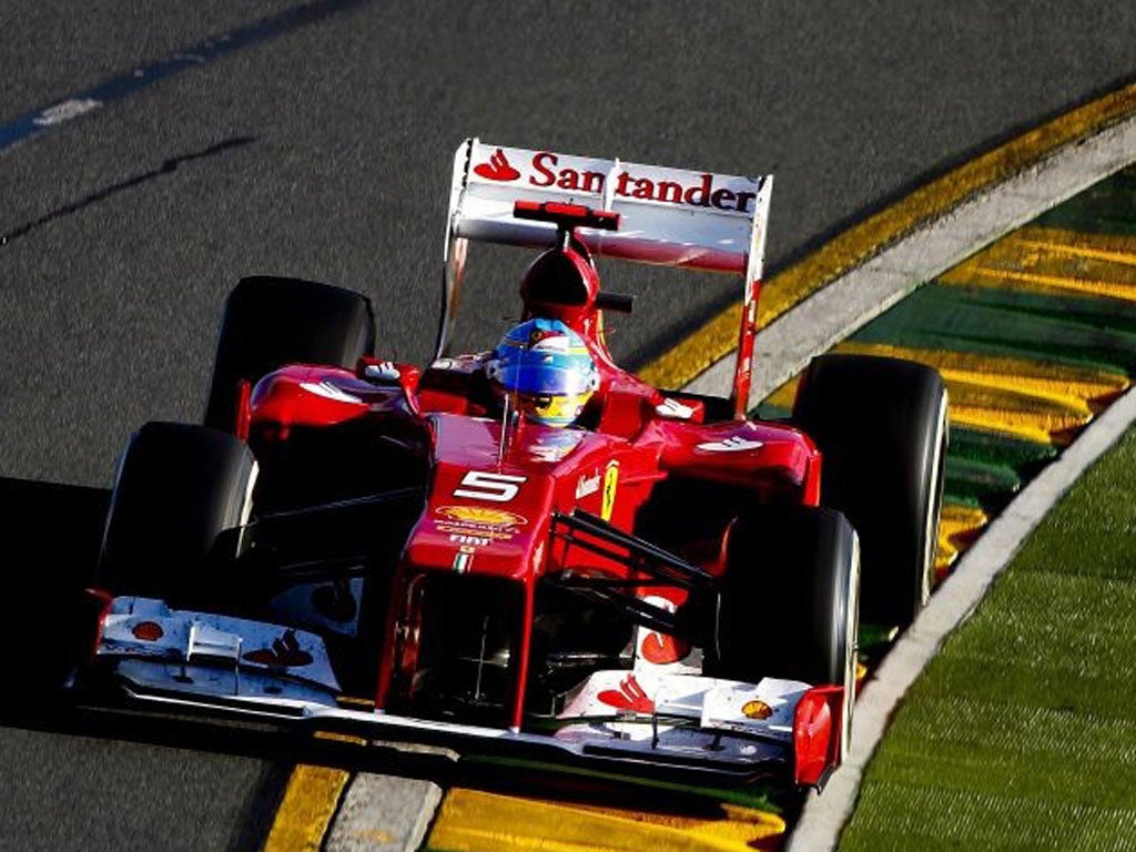 Fernando Alonso’s fifth place can be seen as a positive for Ferrari