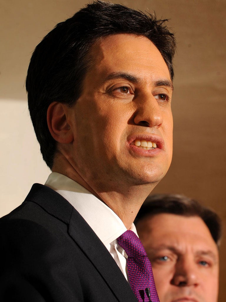 The door to EdMiliband’s offices was reported to have been forced open
