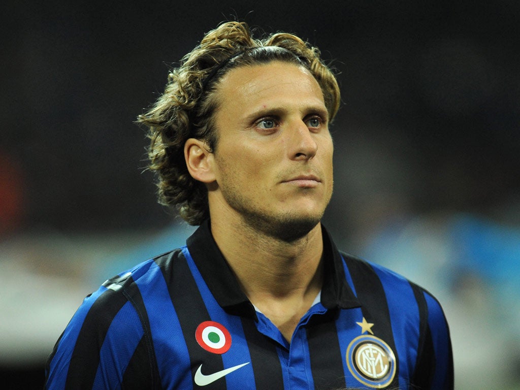 It appeared Forlan was unhappy to come on