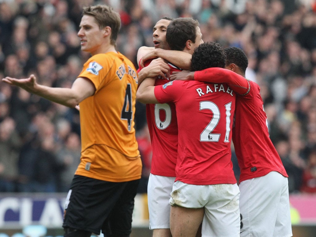 Wolves were thrashed 5-0 by Manchester United