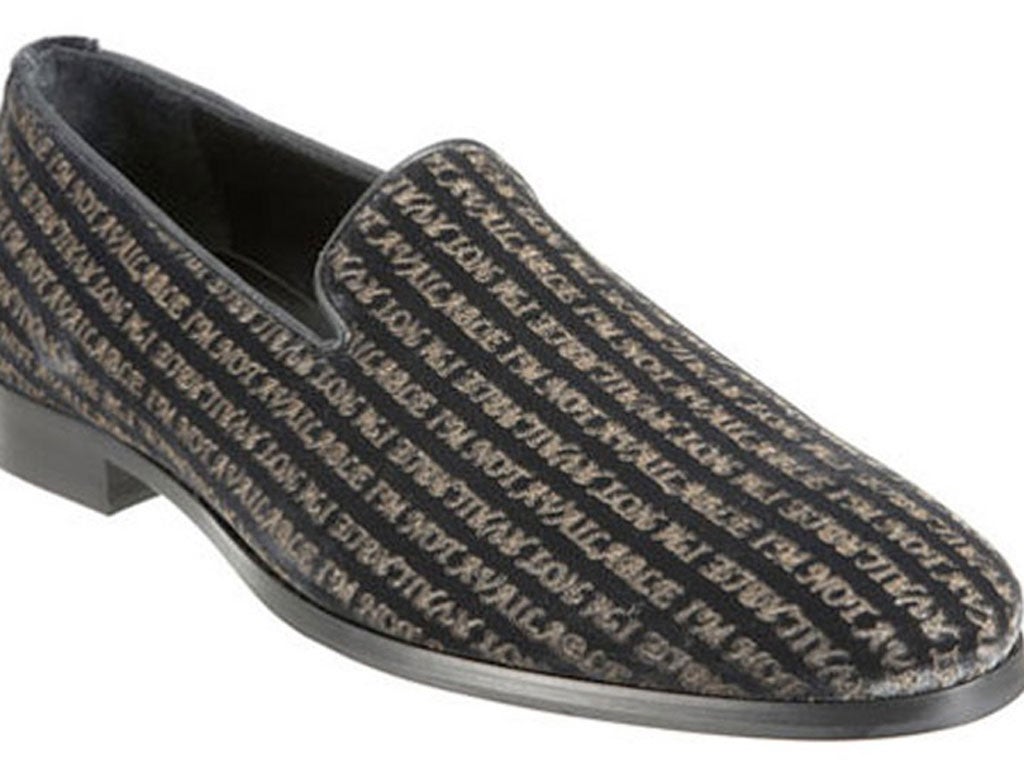 'I'm not available' Arfango’s loafers