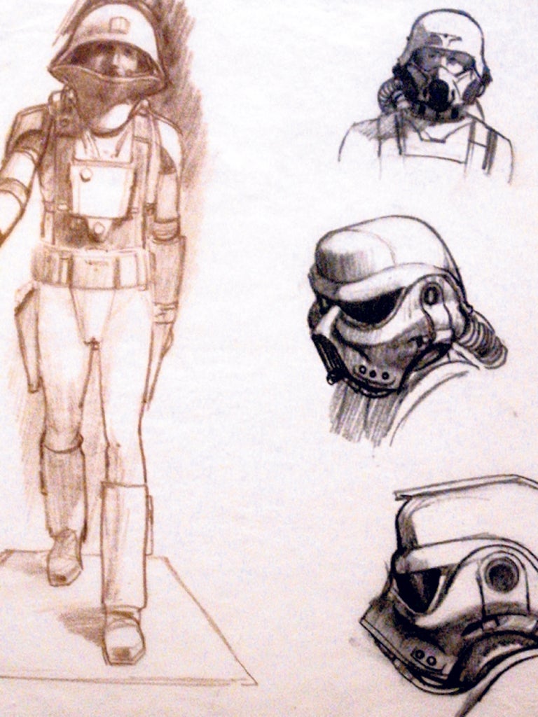 Some of the 'Star Wars' designs by McQuarrie