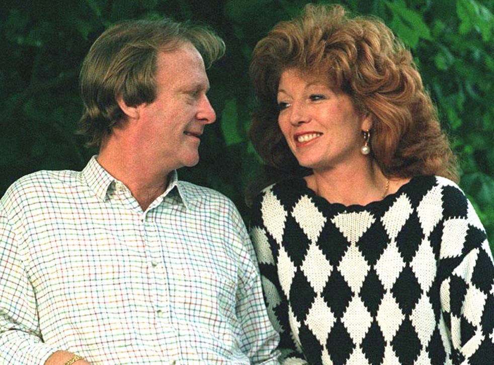 Dennis Waterman and Rula Lenska in 1992