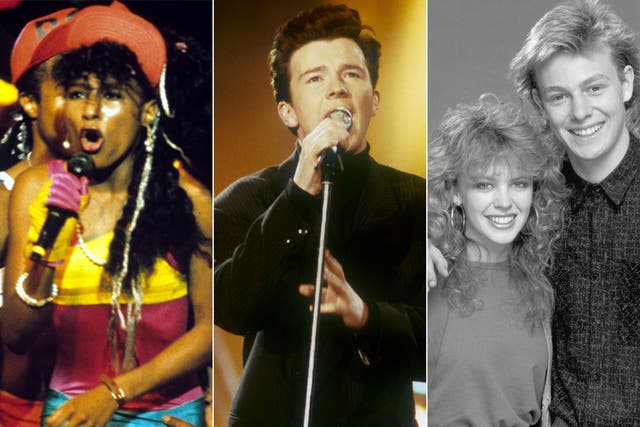 Acceptable in the Eighties: SAW acts Sinitta; Rick Astley and Kylie and Jason