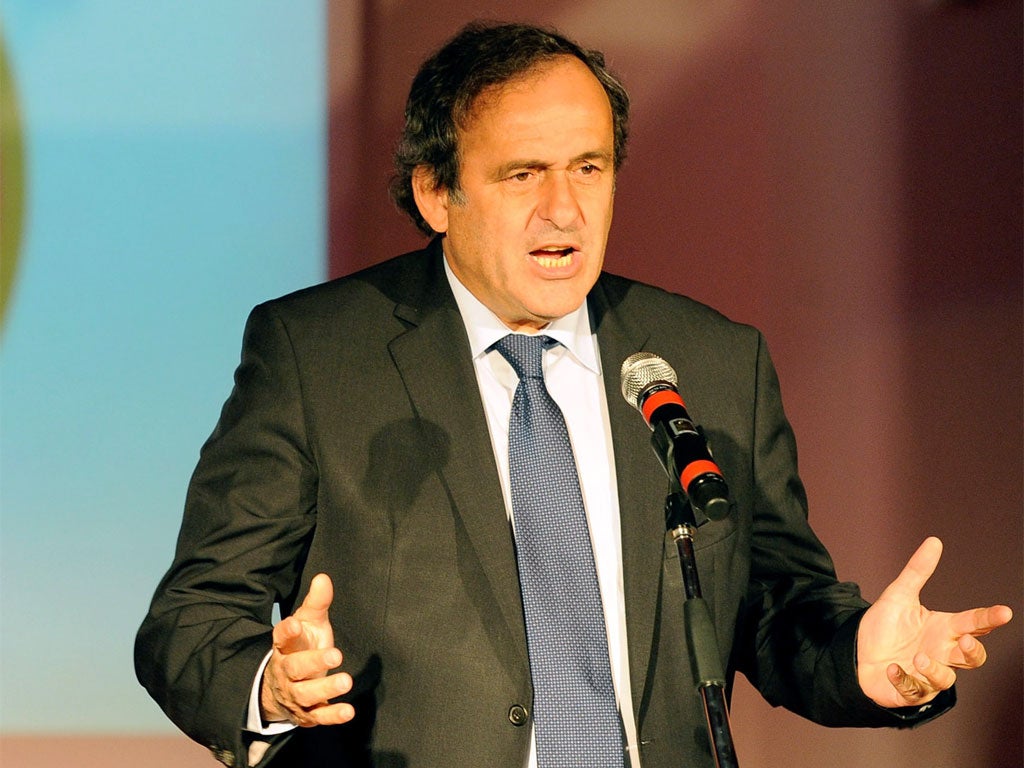 Expensively assembled squads like Manchester City's will be subject to the FFP regulations that Uefa's Michel Platini (pictured) discussed in Istanbul yesterday
