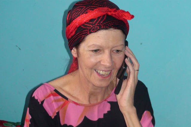 Judith Tebbutt, who was kidnapped six months ago, was handed to British officials in Nairobi yesterday