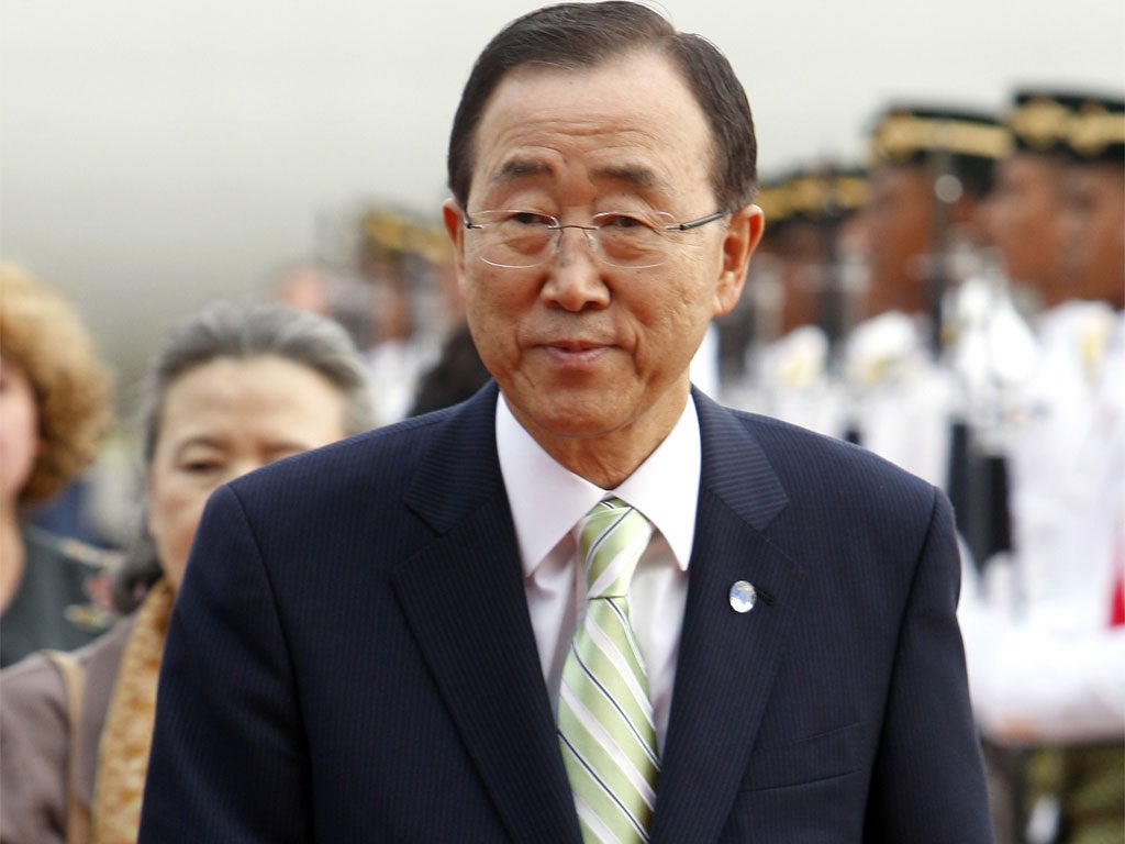 UN Secretary-General Ban Ki-moon warned of 'massive repercussions' from the fighting in Syria