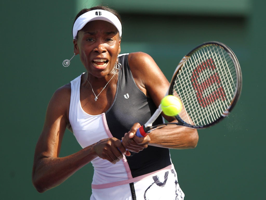 Venus Williams had been out for six months