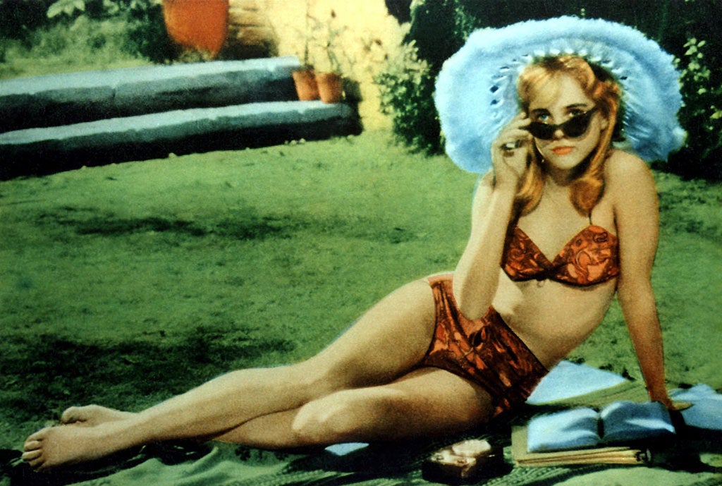 Golden girl: Sue Lyon as Lolita in Stanley Kubrick's 1962 film