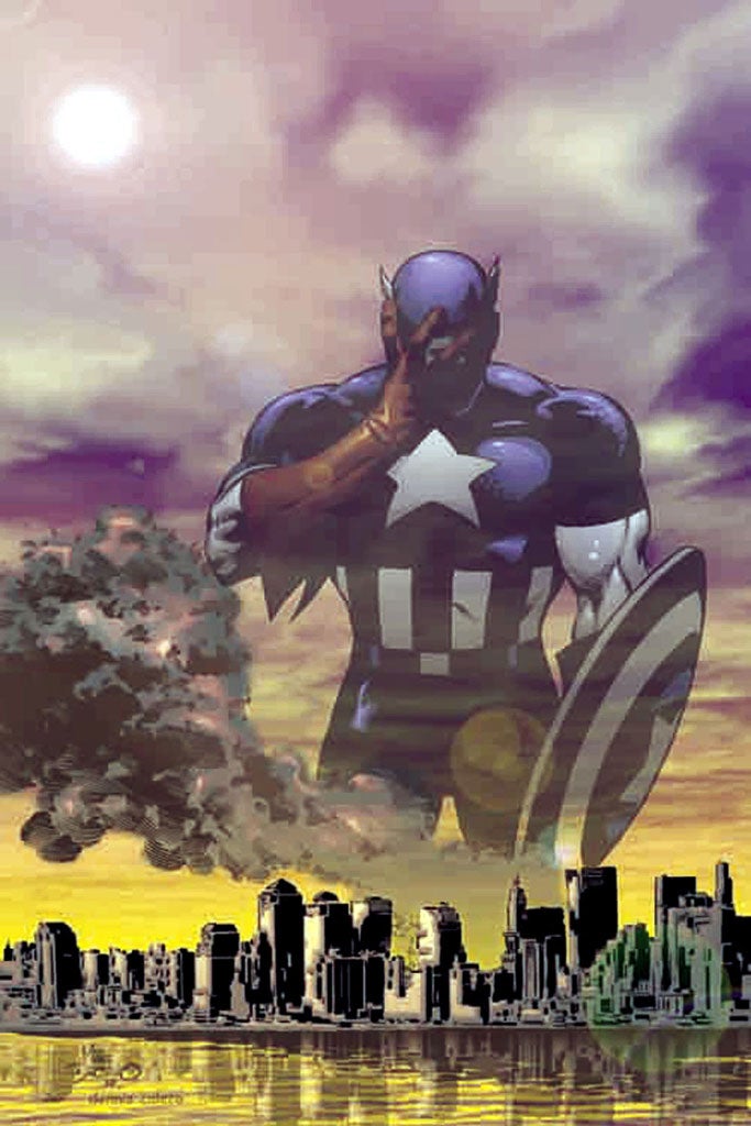 Uniting the divided realms: Marvel Comic's Captain America