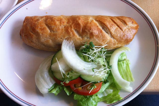 Finsbury Park, London, to Sandy, Bedfordshire. Local delicacy: The Bedfordshire Clanger