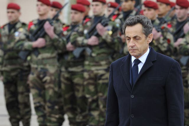 Sarkozy has a chance to step back and be the voice of the people
