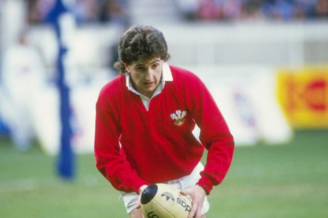 Jonathan Davies in action for Wales