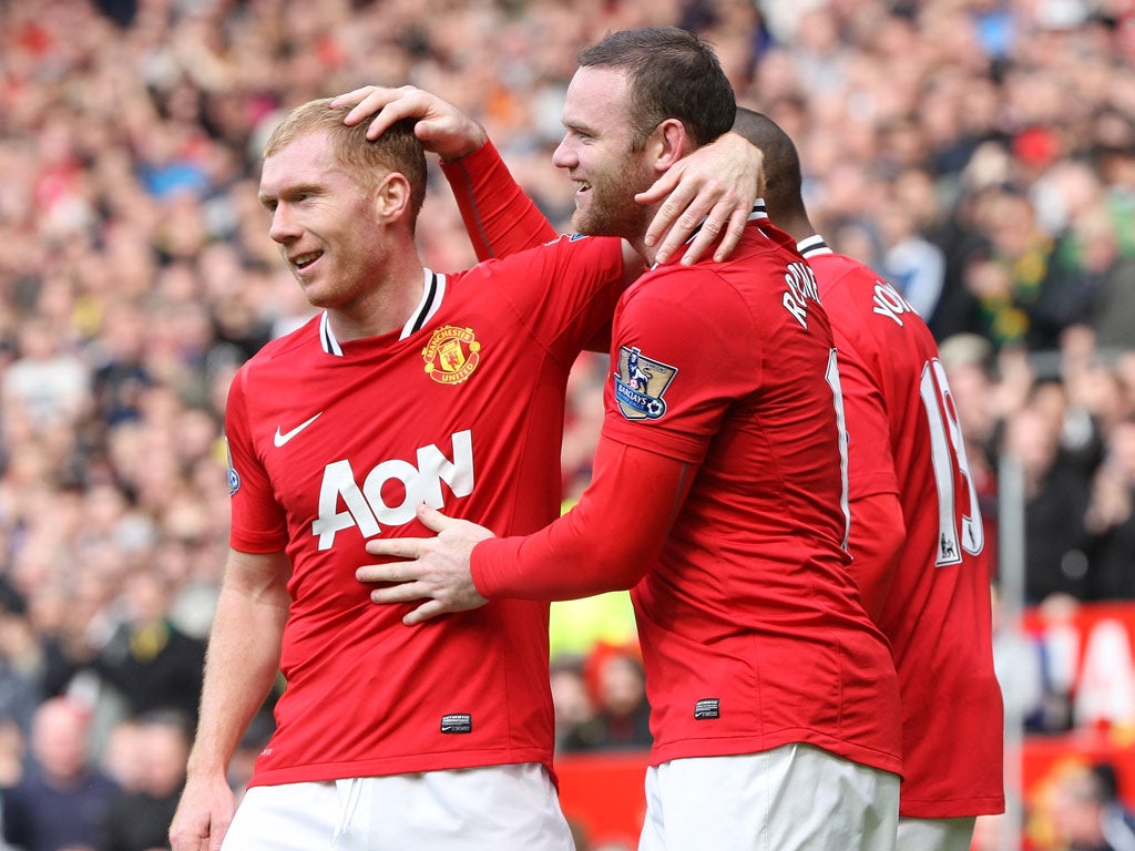 Paul Scholes has made a remarkable return to the side