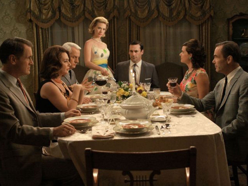 Time team: members of the cast of the first series of ‘Mad Men’