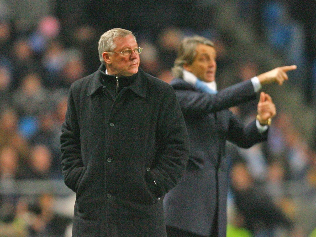 Sir Alex Ferguson had reason to fear Roberto Mancini’s Manchester City after October’s 6-1 defeat
