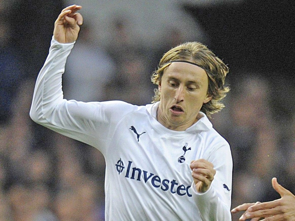 Luka Modric: The Croatian is under contract at Spurs until 2016
but could look elsewhere again