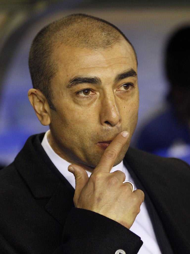 Chelsea’s caretaker Roberto Di Matteo