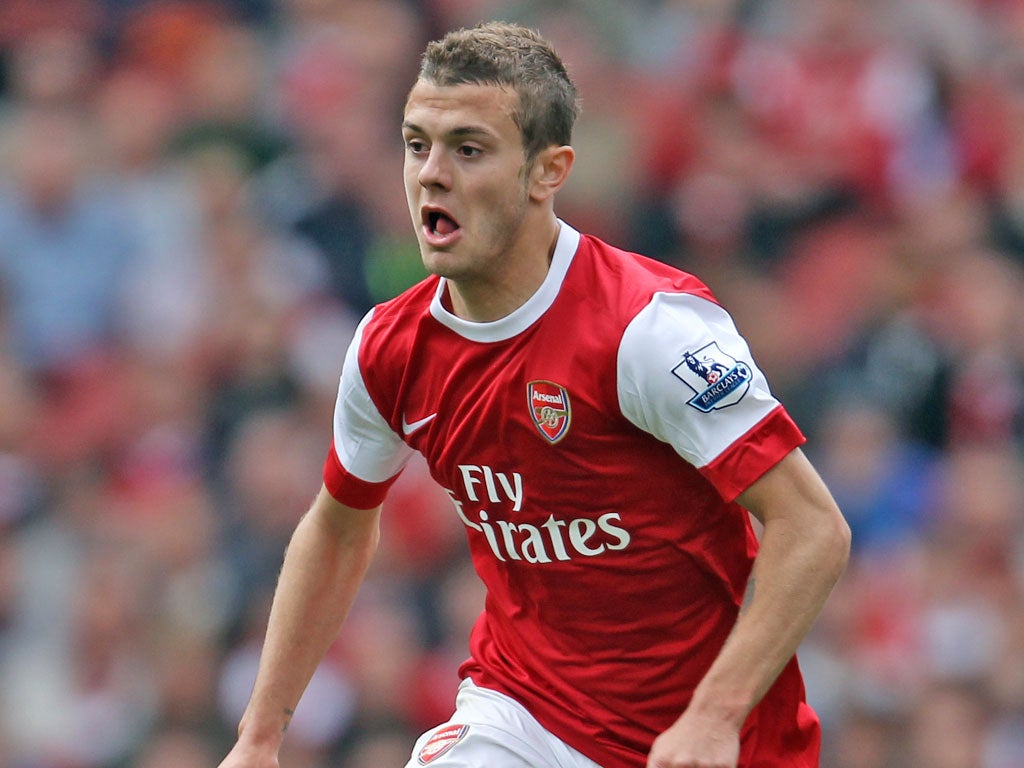 Jack Wilshere is likely to return for Arsenal in about a month’s time