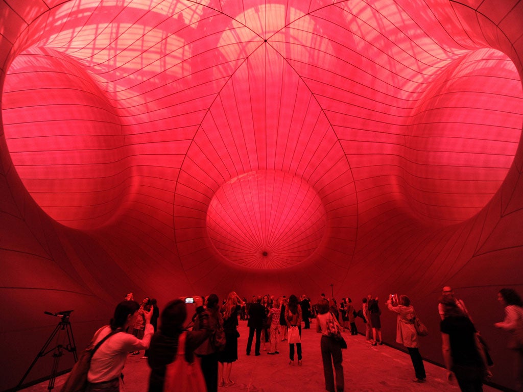Monumenta: Anish Kapoor Grand Palais Paris 11 May-23Jun