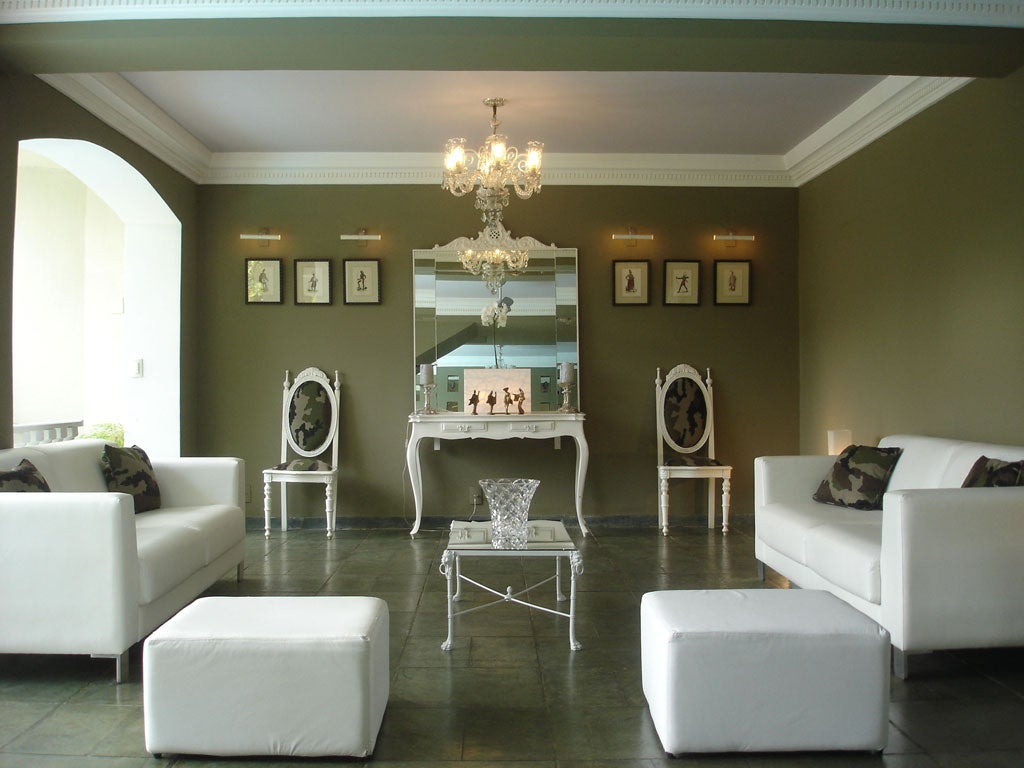 La Maison's elegant salon,
