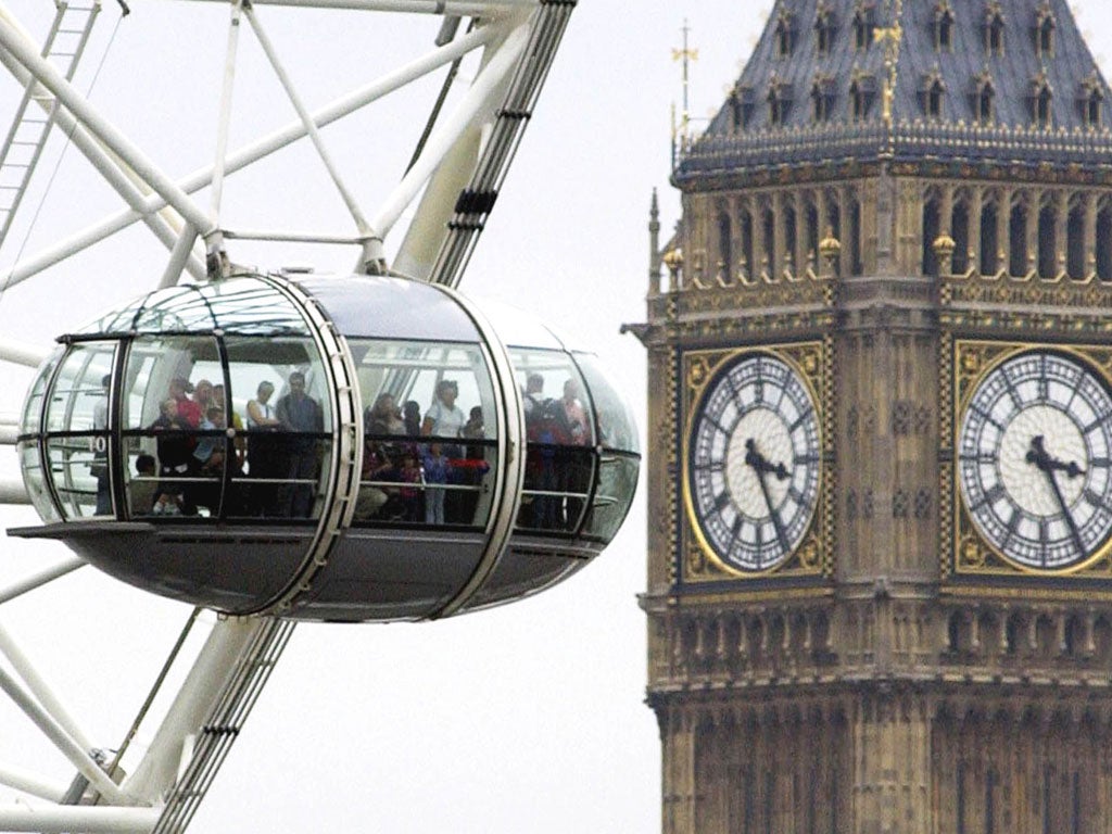 For whom the bell tolls: The London Eye's stunning views