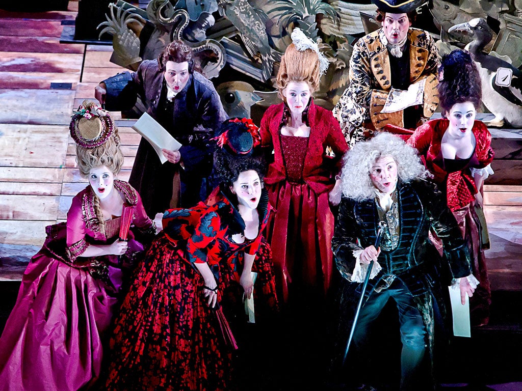Problems pile up for libertine Tom in Scottish Opera's dashing Rake's Progress