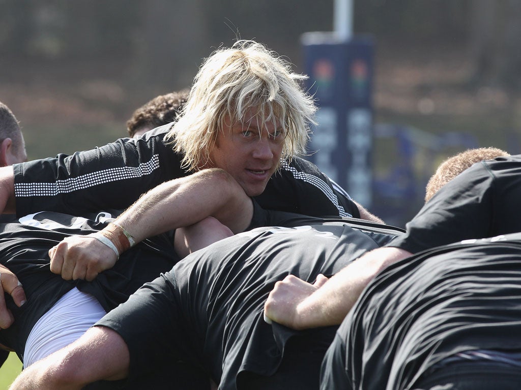 Blond Ambition: 'I owe everything to English rugby for developing me as a player and giving me the opportunity,' says Saracens' Mouritz Botha