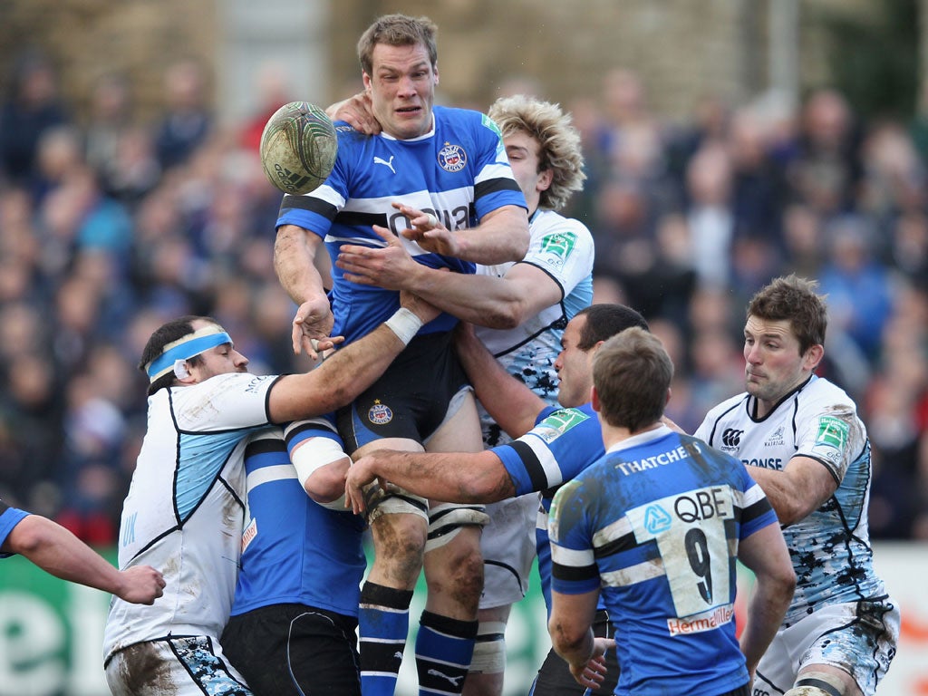 Ready for the Bath chair: Sympathy gets you nowhere in rugby so when I meet Andy Beattie (pictured) in future, I shall pretend that we have never met