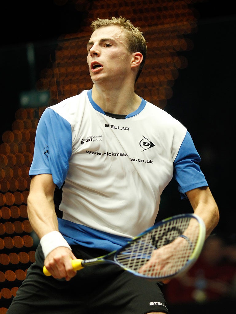 Courting favour: Nick Matthew says squash ticks all the Olympic boxes