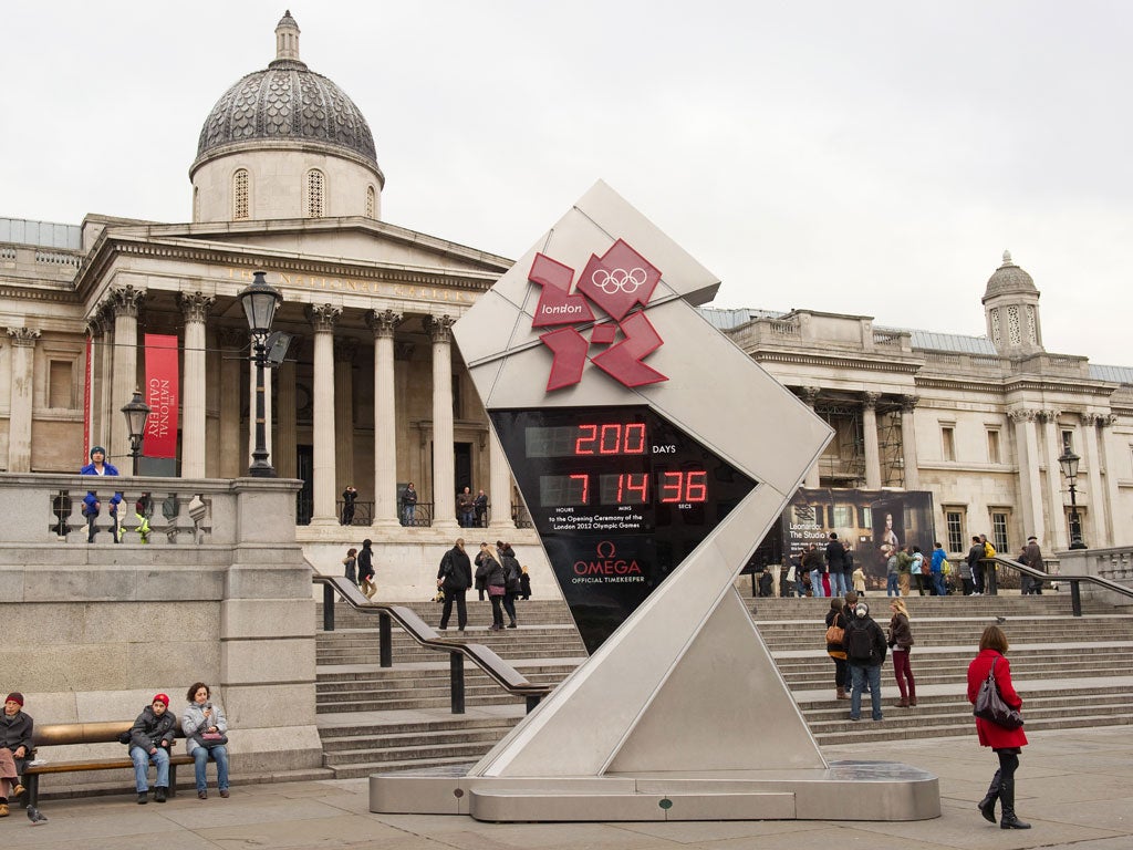 The BBC Olympics comedy Twenty Twelve featured problems with the Olympic countdown clock. The morning after it aired, the real-life clock in Trafalgar Square broke
