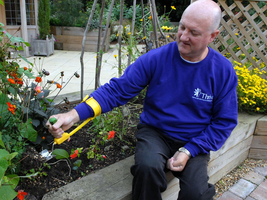 Ian Rickman says gardening 'helped me learn to live again' after a stroke left him paralysed at age 40