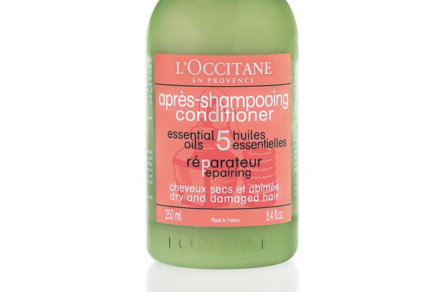 1. Aromachologie Repairing Shampoo: £13.50, L'Occitane, available nationwide - Angelica, lavender, geranium, ylang ylang and orange combine in a lightly foaming shampoo.