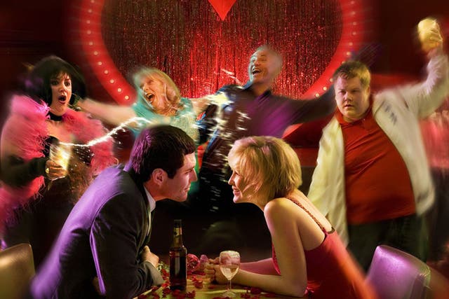 Joanna Page with Mathew Horne in 'Gavin & Stacey'