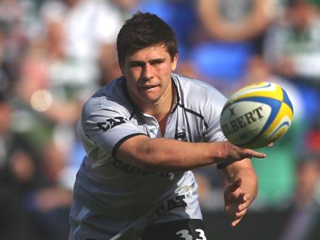 BEN YOUNGS: The scrum-half appeared to drop his right knee on
the prone body of Jamie Gibson