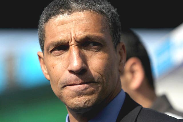 CHRIS HUGHTON: ‘Their goal is the only chance they had in 95
minutes,’ said Blues manager