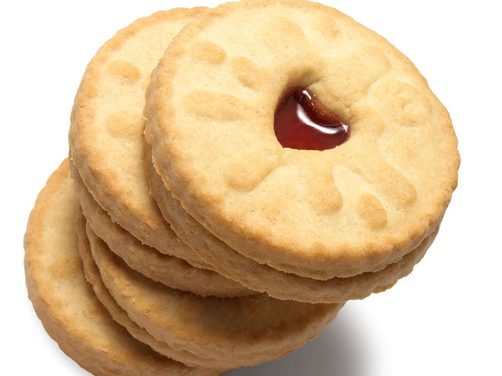 Jammie Dodgers' biscuits, one of the most popular British brands