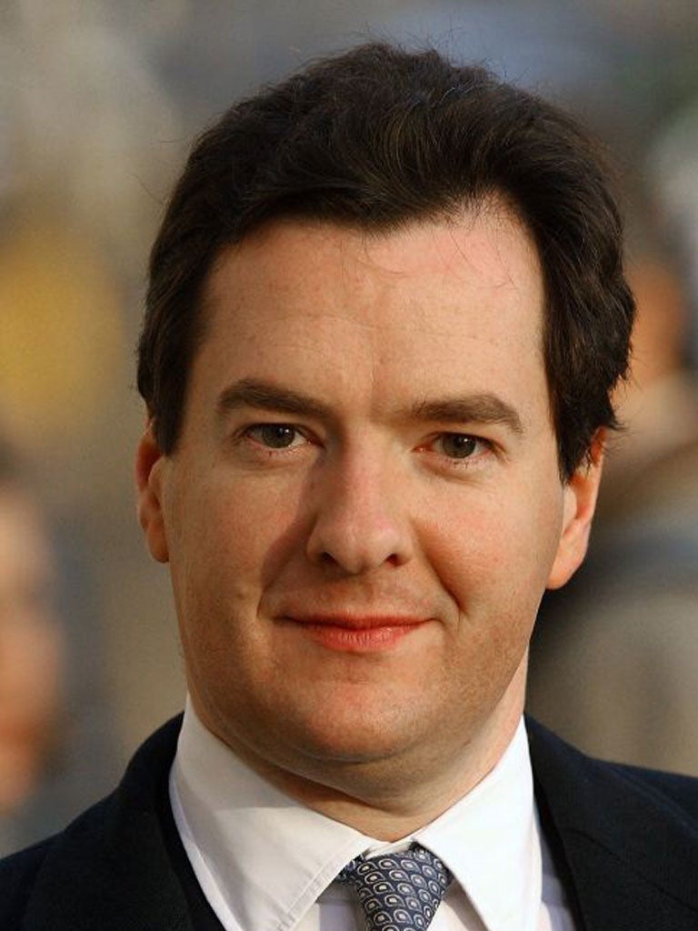 GEORGE OSBORNE: The Chancellor is accused of ignoring the difference in public sector pay between men and women