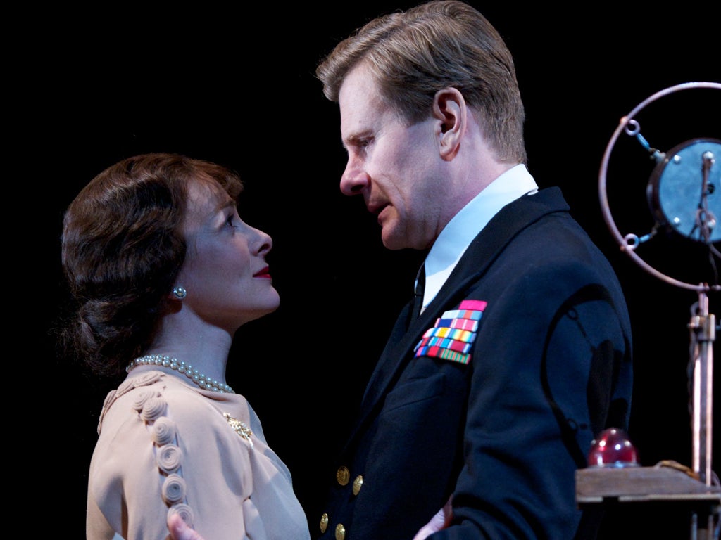 The play's the thing: Emma Fielding and Charles Edwards in
the stage version of 'The King’s Speech'
