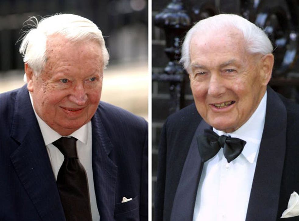 Former prime ministers Sir Edward Heath (left) and Lord James Callaghan are to be honoured by Westminster Abbey with memorial stones