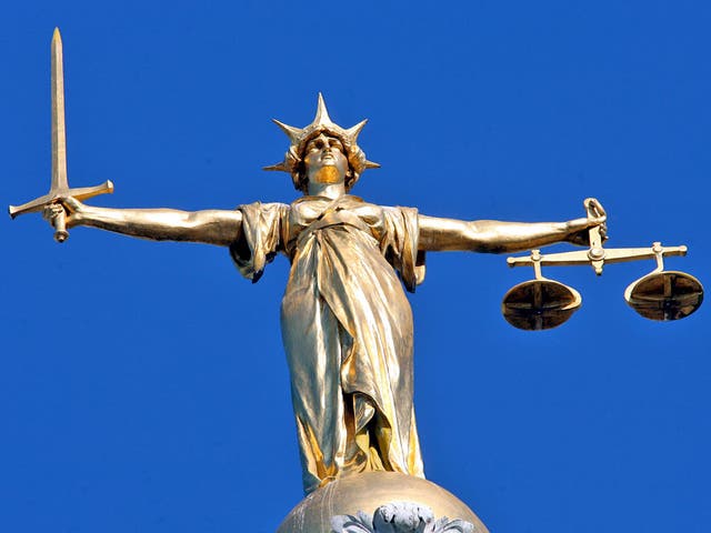 The Scales of Justice above the Old Bailey