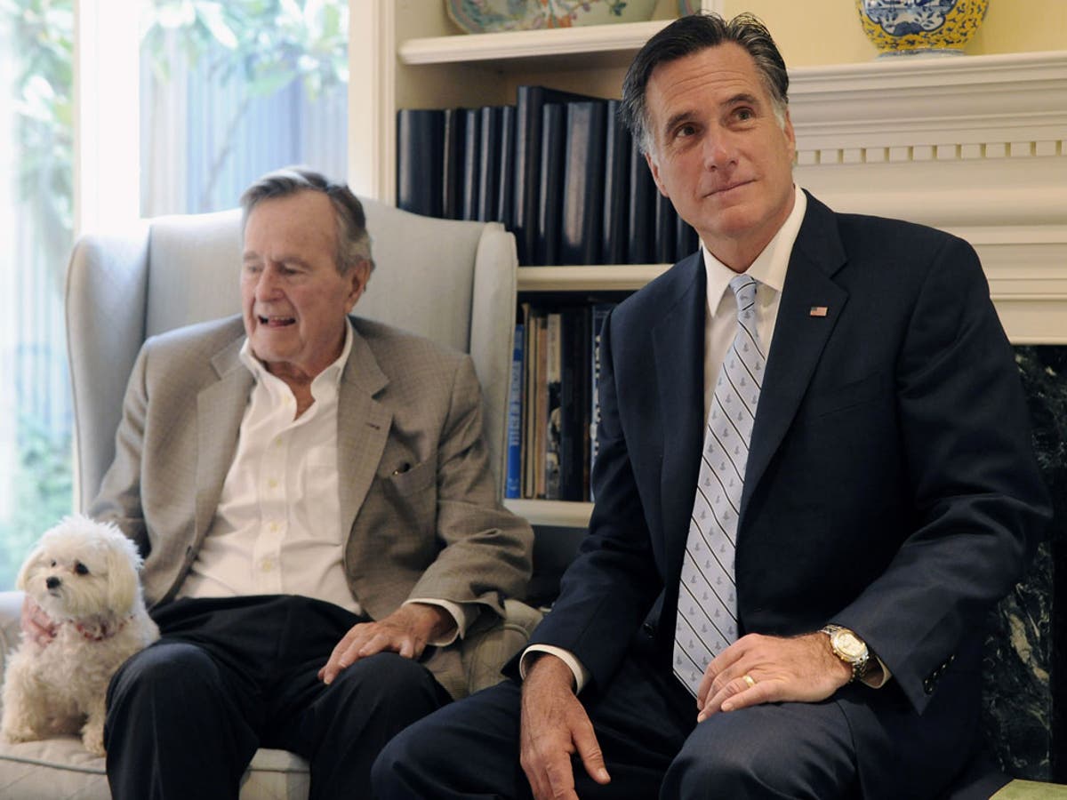 George Bush Snr to back Mitt Romney in Republican race | The ...