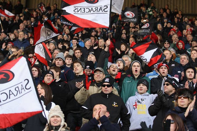 Saracens hope to be able to redevelop their stadium