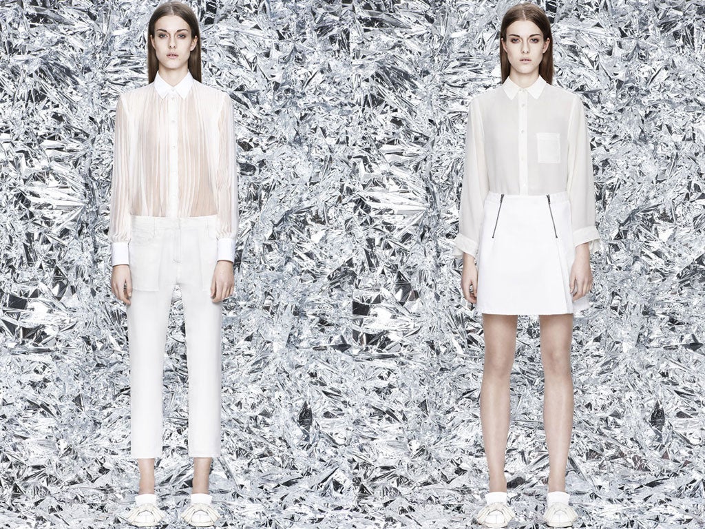 The 2012 Acne capsule collection features favourites by the Swedish label from over the years - all reinterpreted in white. Acnestudios.com