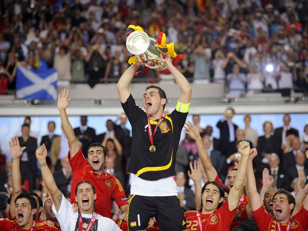 Spain won Euro 2008