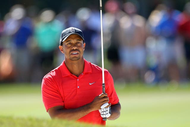 Tiger Woods in action in Florida last week where he eased to victory