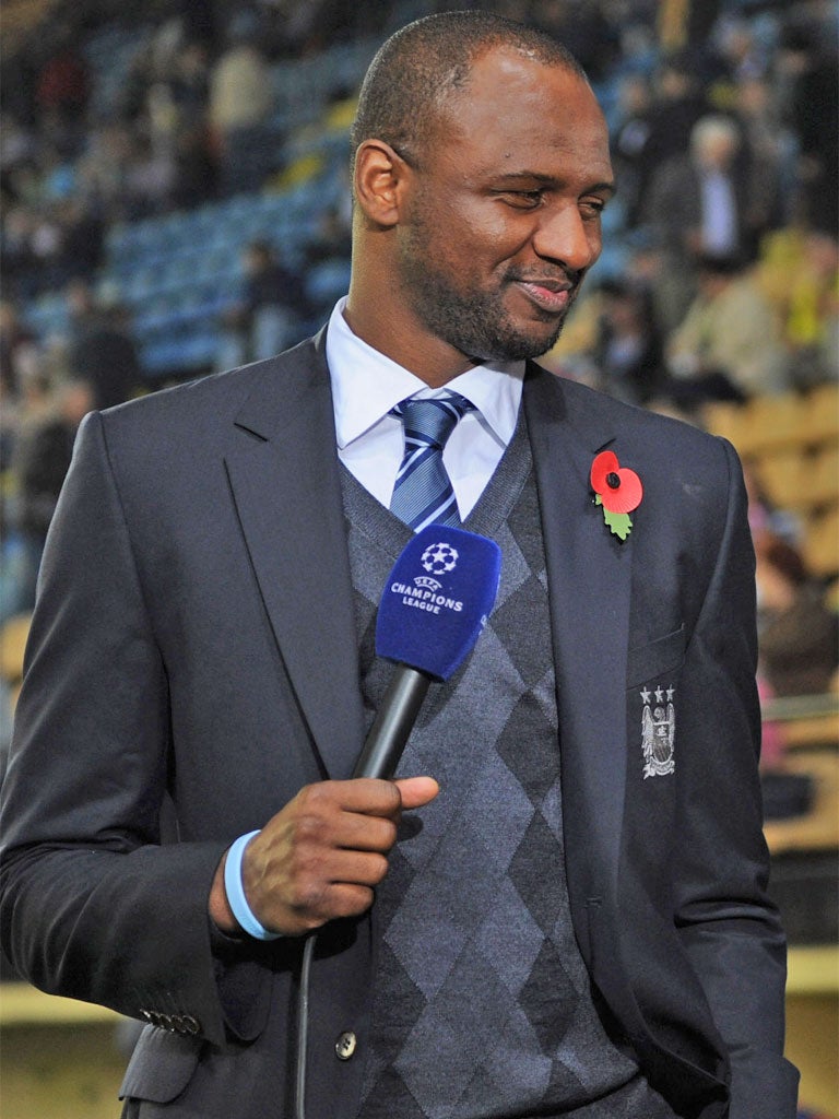 Vieira: 'When United play at home they get some advantage that other teams don't get'