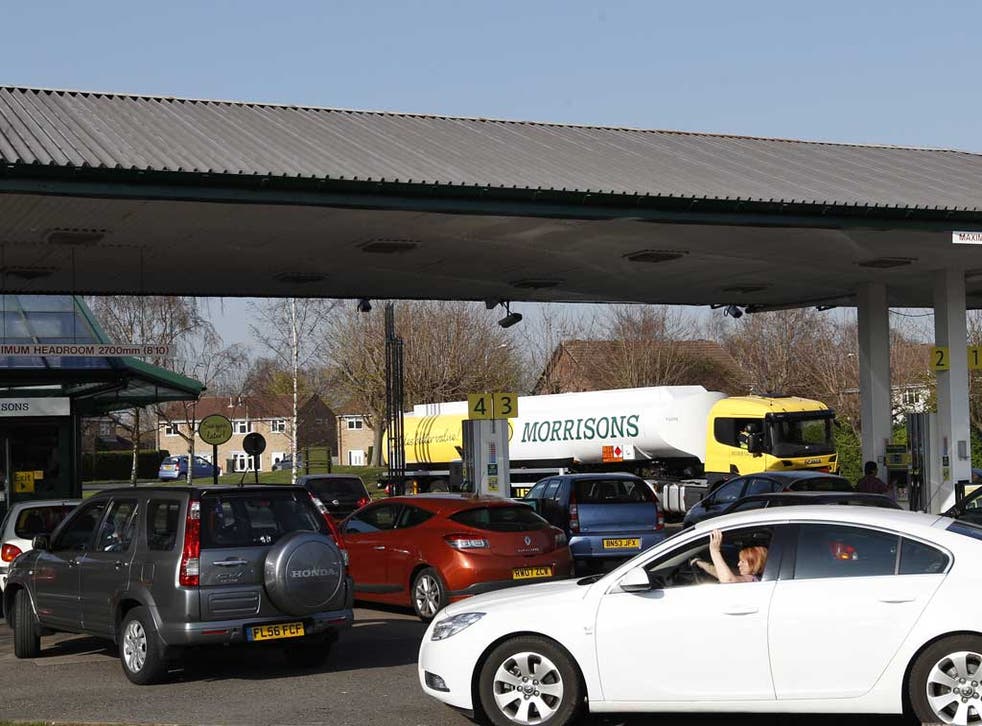 Many garages have reported long queues after Cabinet Office minister Francis Maude suggested drivers should fill up any spare jerry cans